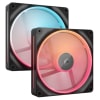 Corsair iCUE LINK LX140-R RGB Carcasa del ordenador Ventilador 14 cm Negro 2 pieza(s) - Hardware y Componentes Gaming