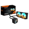 GIGABYTE GAMING 240 Refrigeración Líquida para CPU - 2x120mm Ventiladores ARGB, mecanismo de enclavamiento deslizante, DAISY-CHAIN, Compatible con Intel LGA 1851 y AMD AM5