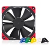 NOCTUA VENTILADOR CAJA NF-F12-PWM CH.BK.S, NF-F12 PWM CHROMAX.BLACK.SWAP, 120MM, 120X120X25MM, 12V, 1500RPM/300RPM, 22,4 DB(A), 93,4 M3/H, 2,61 MM H2O, 4 PINES, 6 COLORES - Hardware y Componentes Gaming