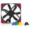 NOCTUA VENTILADOR CAJA NF-S12A PWM CHROMAX.BLACK.SWAP, NF-S12A PWM CH.BK.S, 120MM, 120X120X25MM, 12V, 1200RPM/300RPM, 17,8 DB(A), 107,5 M3/H, 1,19 MM H2O, 4 PINES, 6 COLORES - Hardware y Componentes Gaming