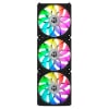 NOX Hummer EASY LINK Carcasa del ordenador Refrigerador de aire 12 cm Negro 3 pieza(s) - Hardware y Componentes Gaming