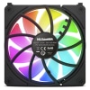 NOX Hummer NXHUMMERELINKBK sistema de refrigeración para ordenador Carcasa del ordenador Ventilador 12 cm Negro 1 pieza(s) - Hardware y Componentes Gaming