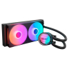 NZXT KRAKEN CORE RGB - 240MM  AIO LIQUID COOLER WITH RGB CAP & RGB CORE FAN (BLACK) RL-KR24C-B1