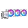 SISTEMA DE REFRIGERACION LIQUIDA MSI PARA CPU MAG CORELIQUID I360 WHITE,INTEL/AMD,RADIADOR 360mm,FAN4PIN,20dBA,ARGB (3 VENTILADORES) (BLANCO)